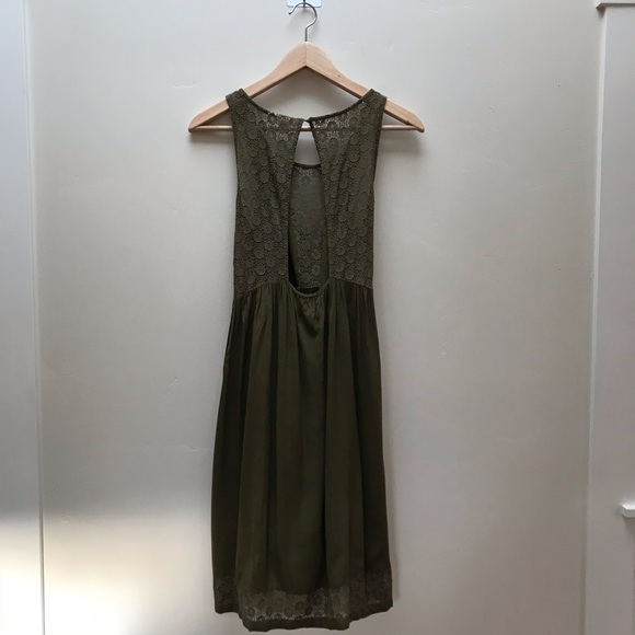 Anthropologie Open Back Dress with Slip - Picture 4 of 8